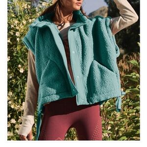 Free People “Scout it Out” Fleece Vest